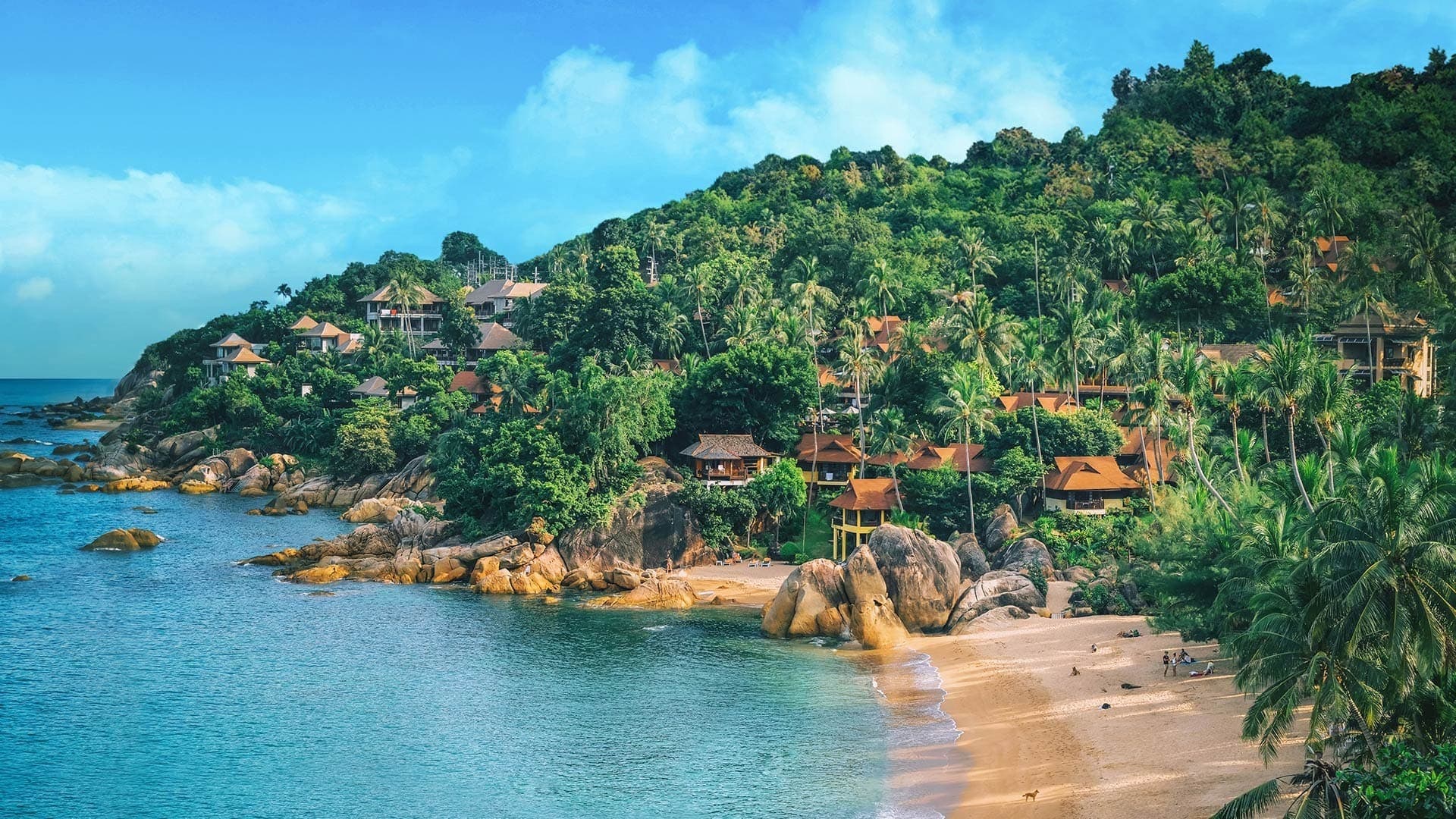 The white beaches and lush jungles of Koh Samui